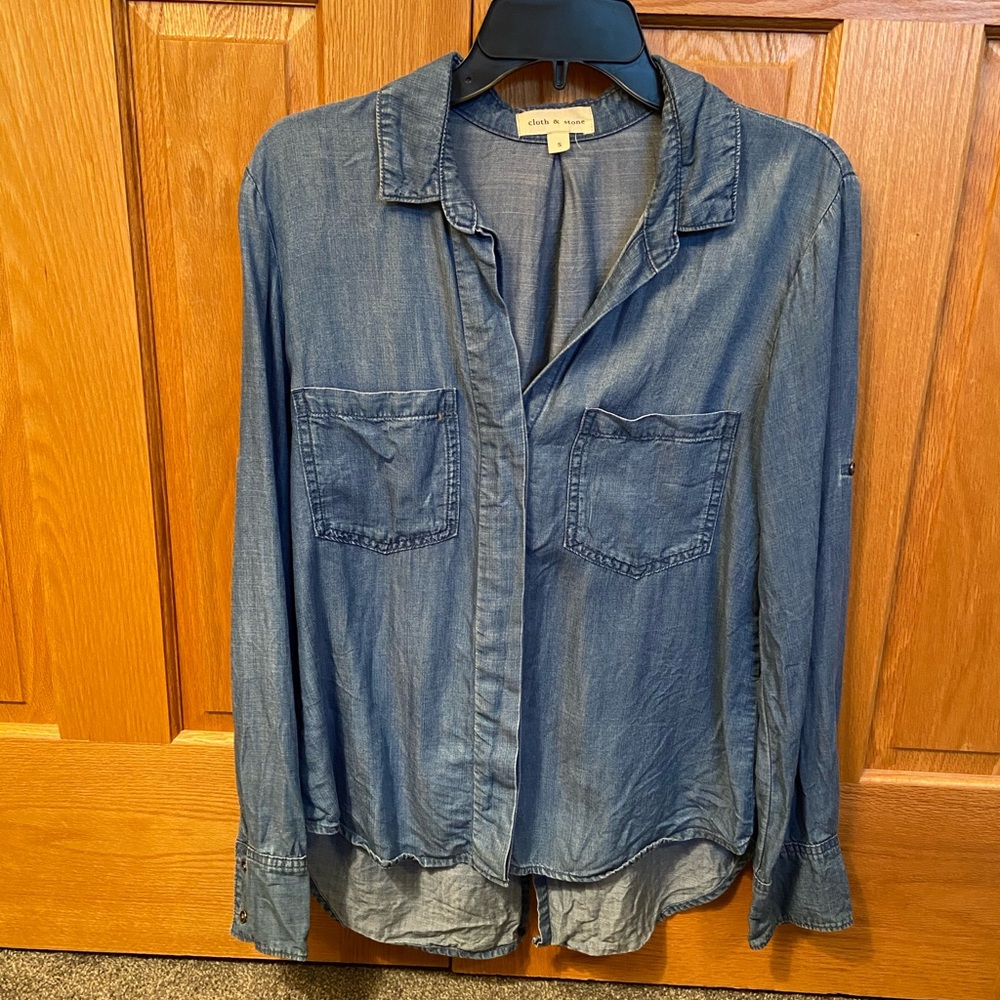 Cloth & Stone Jean Blouse
